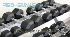MANCUERNAS DE HULE | PISO - GIMNASIO |